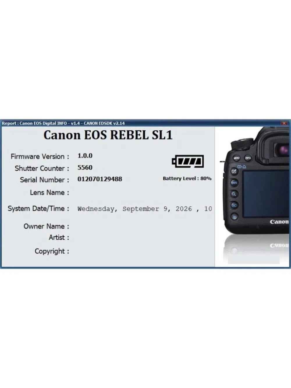 Canon eos rebel